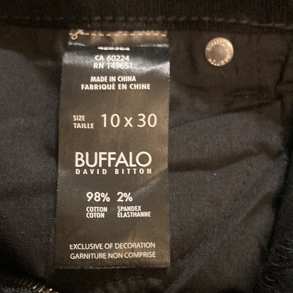 Buffalo David Bitton black cords pants - Picture 5 of 5